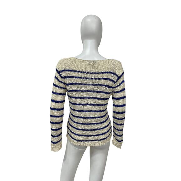 J.Crew 'Montauk' Cream Cotton Pullover Sweater Size XXS - Picture 3 of 4